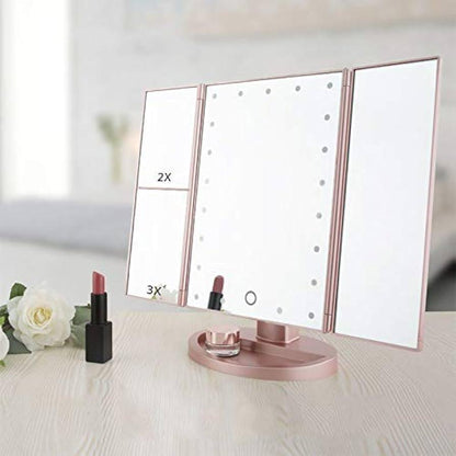 BeautyBloom Trifold Vanity Mirror