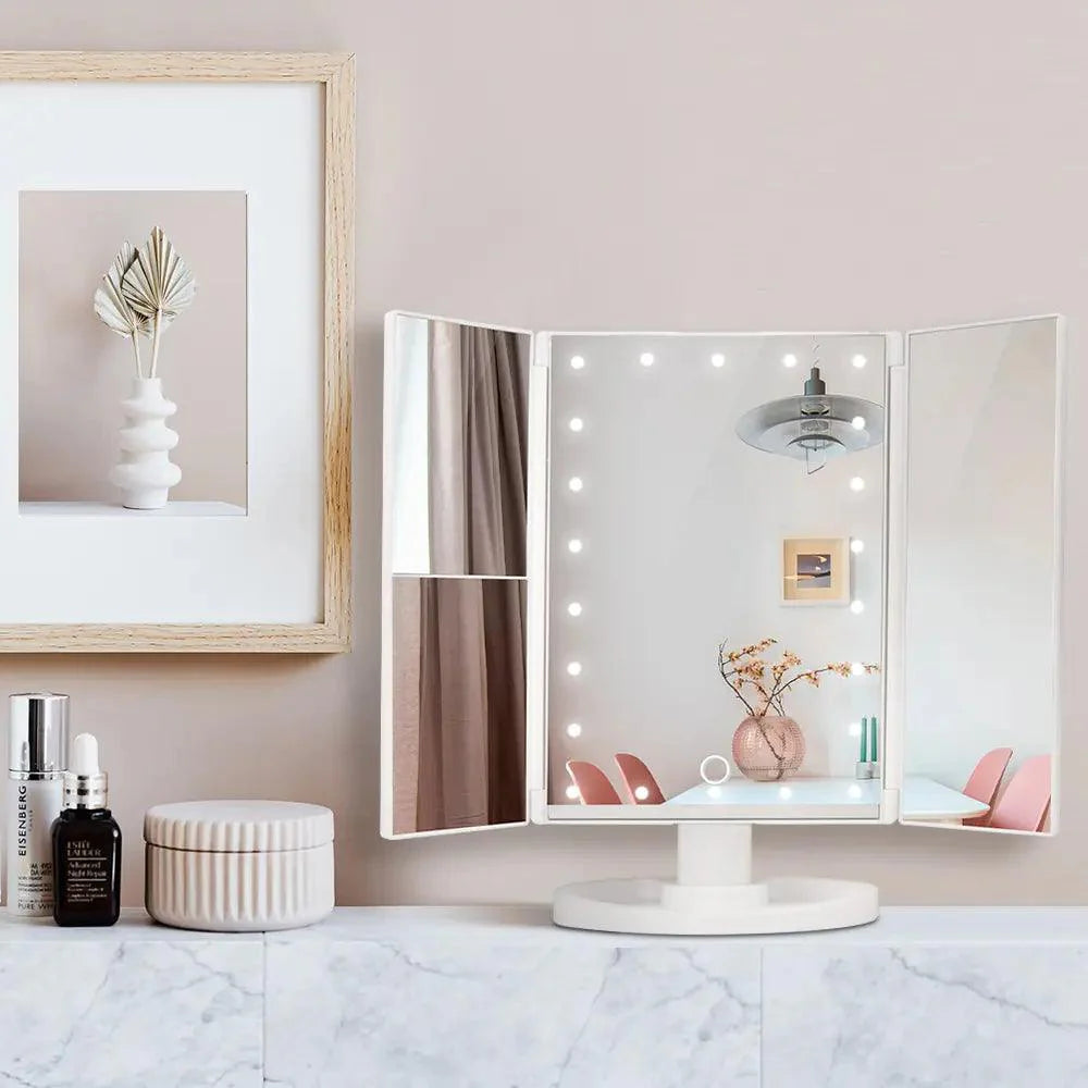 BeautyBloom Trifold Vanity Mirror